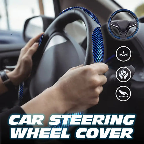 🚨 2026 HOT SELLER – Upgrade Your Drive in Seconds! 60% OFF Carbon Fiber Steering Wheel Cover (Universal Fit)