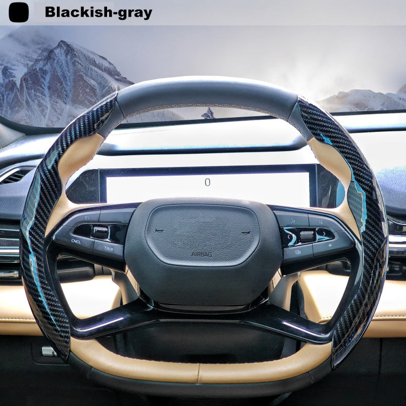 🚨 2026 HOT SELLER – Upgrade Your Drive in Seconds! 60% OFF Carbon Fiber Steering Wheel Cover (Universal Fit)