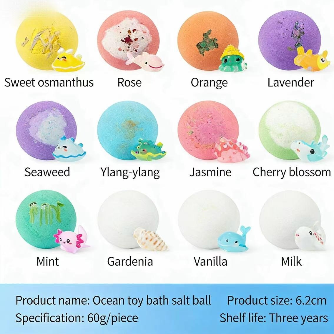 🛁🐣Bath Bombs For Kids – 24 Pack With Surprise Toys Inside, Easter Basket Stuffers