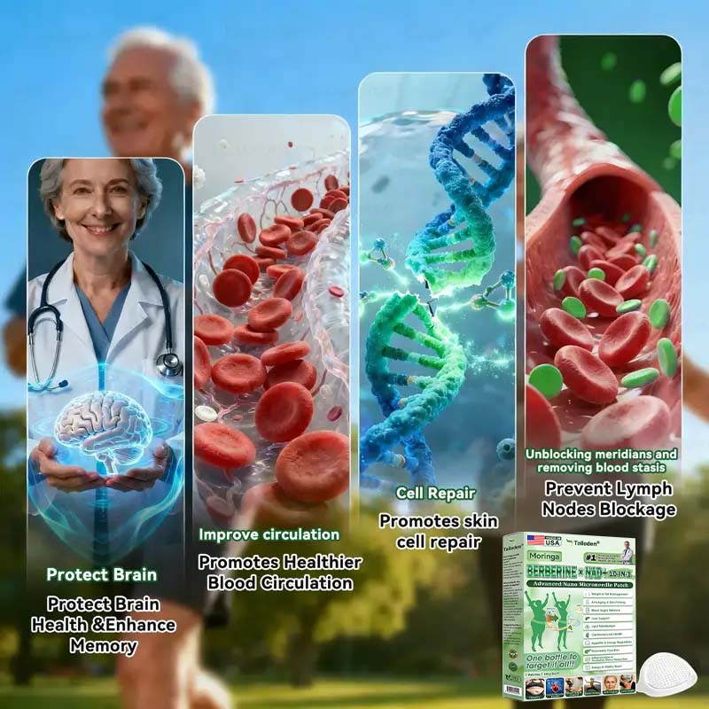 Taileden® Metabolic & Firming Microneedle Patch👩‍⚕️Targeted delivery of Berberine & NAD+. Support your weight management journey without sacrificing skin elasticity.