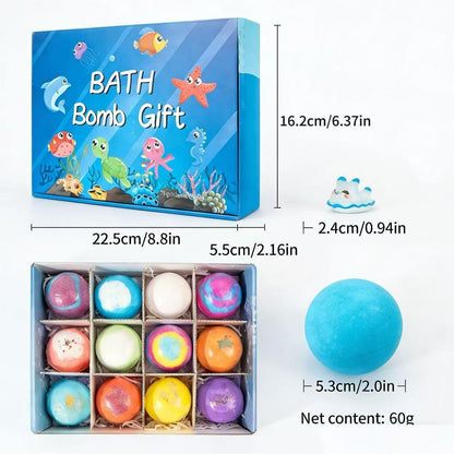 🛁🐣Bath Bombs For Kids – 24 Pack With Surprise Toys Inside, Easter Basket Stuffers